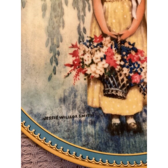Easter First Edition Jessie Wilcox Smith Childhood Memories Collectors Plate - Picture 10 of 11